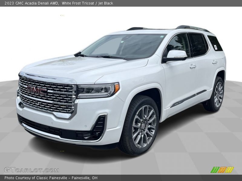 White Frost Tricoat / Jet Black 2023 GMC Acadia Denali AWD