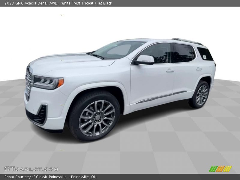 White Frost Tricoat / Jet Black 2023 GMC Acadia Denali AWD