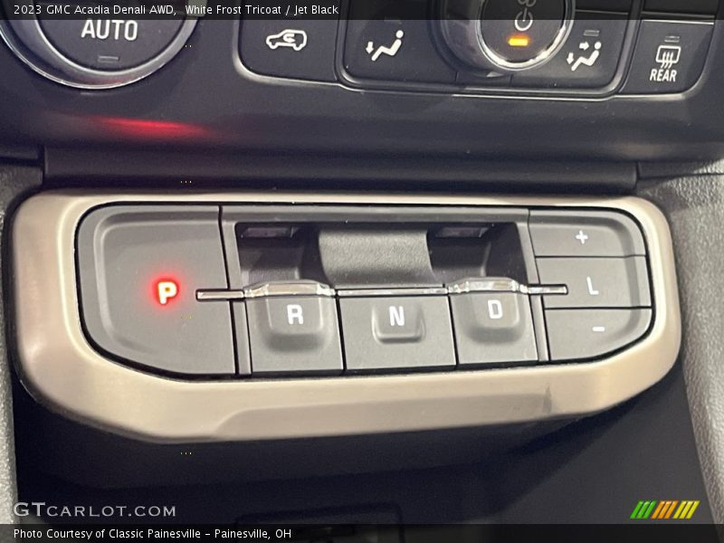 White Frost Tricoat / Jet Black 2023 GMC Acadia Denali AWD