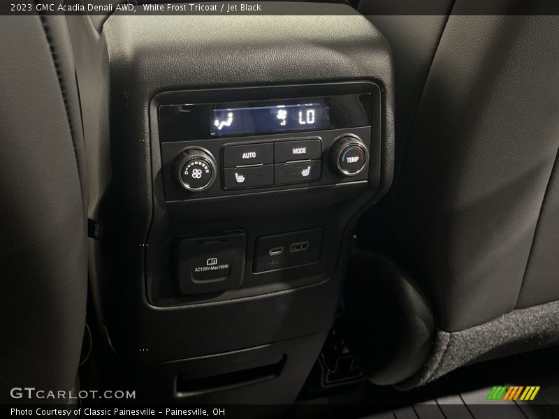 White Frost Tricoat / Jet Black 2023 GMC Acadia Denali AWD