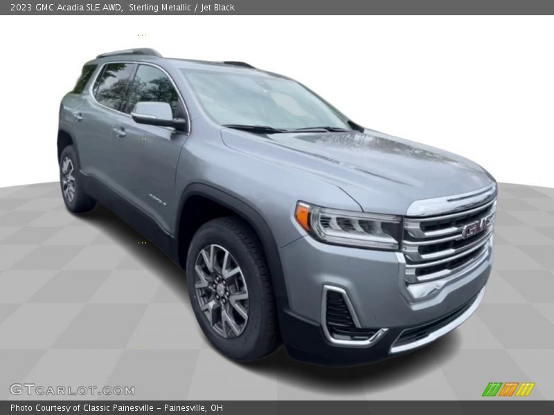 Sterling Metallic / Jet Black 2023 GMC Acadia SLE AWD