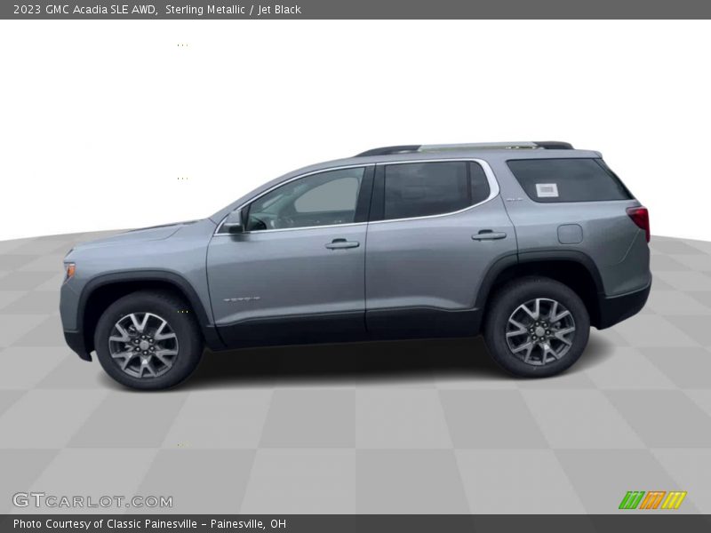 Sterling Metallic / Jet Black 2023 GMC Acadia SLE AWD