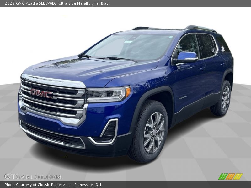 Ultra Blue Metallic / Jet Black 2023 GMC Acadia SLE AWD