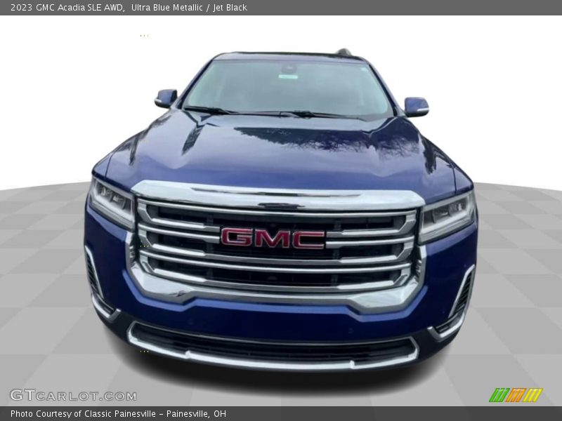 Ultra Blue Metallic / Jet Black 2023 GMC Acadia SLE AWD