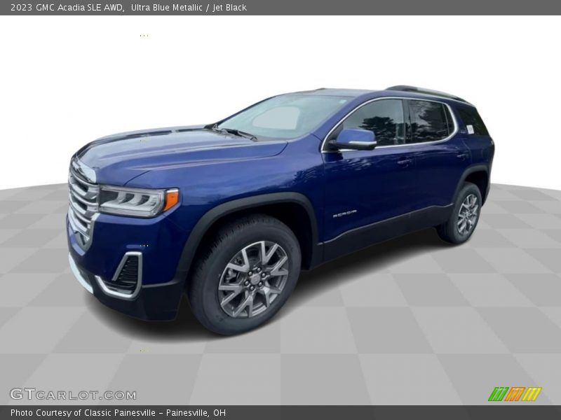 Ultra Blue Metallic / Jet Black 2023 GMC Acadia SLE AWD