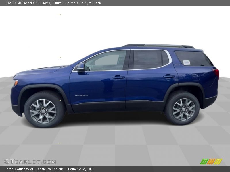 Ultra Blue Metallic / Jet Black 2023 GMC Acadia SLE AWD