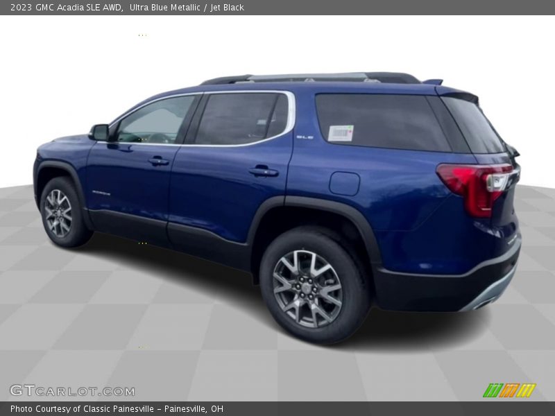 Ultra Blue Metallic / Jet Black 2023 GMC Acadia SLE AWD