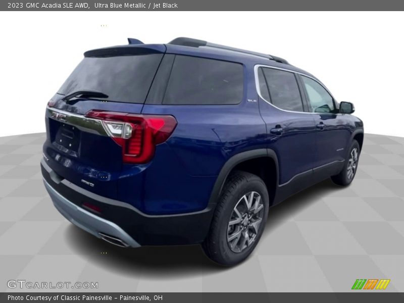Ultra Blue Metallic / Jet Black 2023 GMC Acadia SLE AWD