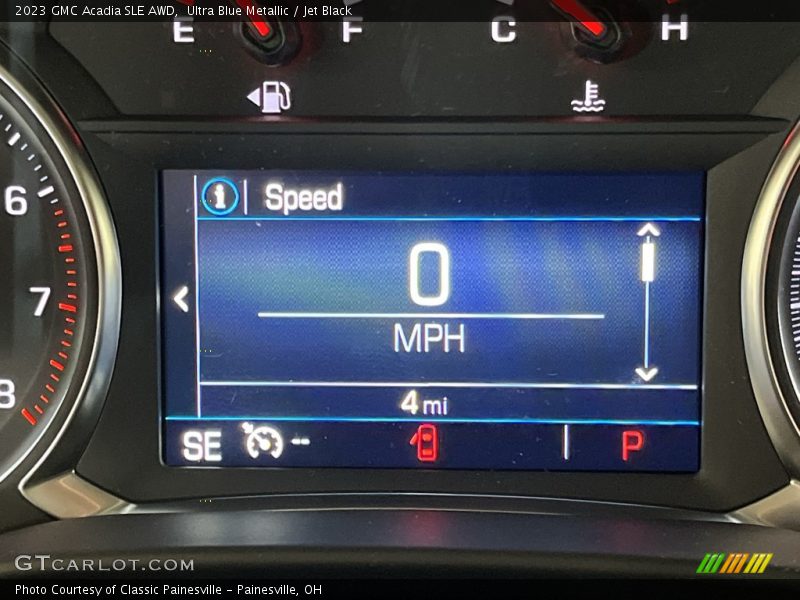 Ultra Blue Metallic / Jet Black 2023 GMC Acadia SLE AWD