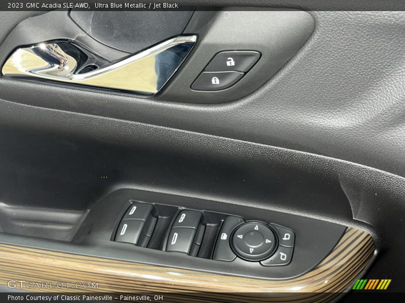 Ultra Blue Metallic / Jet Black 2023 GMC Acadia SLE AWD