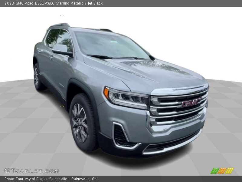 Sterling Metallic / Jet Black 2023 GMC Acadia SLE AWD