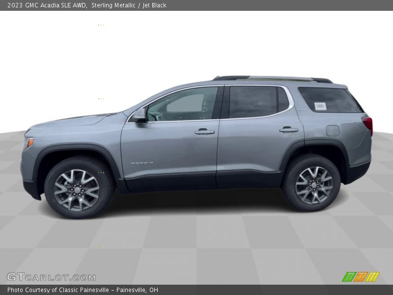 Sterling Metallic / Jet Black 2023 GMC Acadia SLE AWD