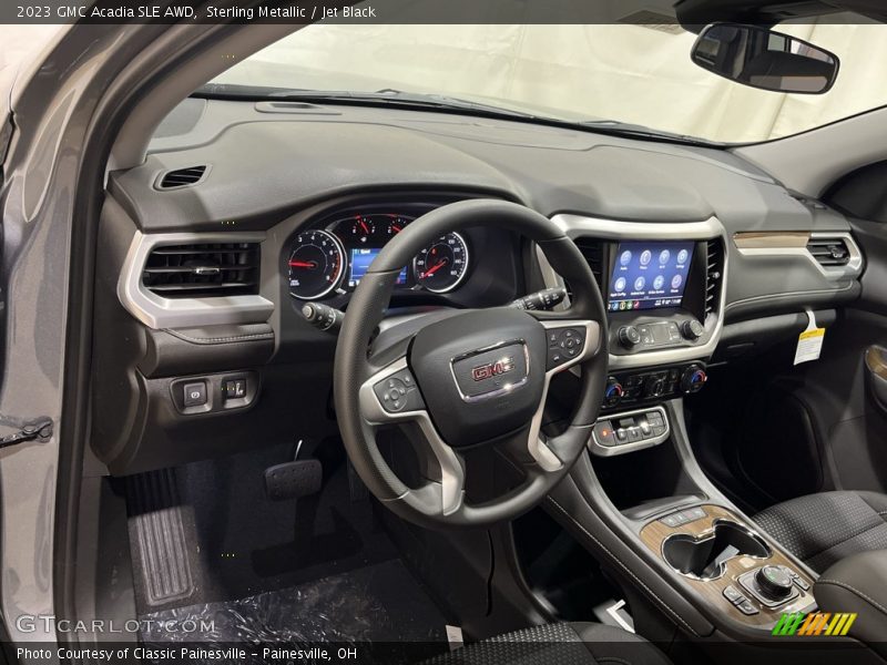 Sterling Metallic / Jet Black 2023 GMC Acadia SLE AWD