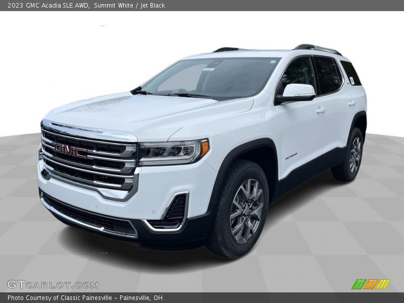 Summit White / Jet Black 2023 GMC Acadia SLE AWD