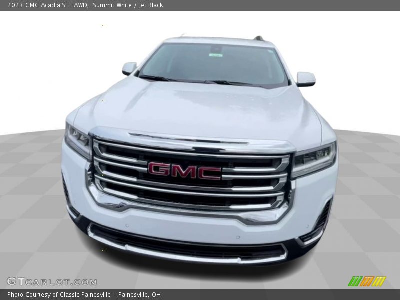 Summit White / Jet Black 2023 GMC Acadia SLE AWD