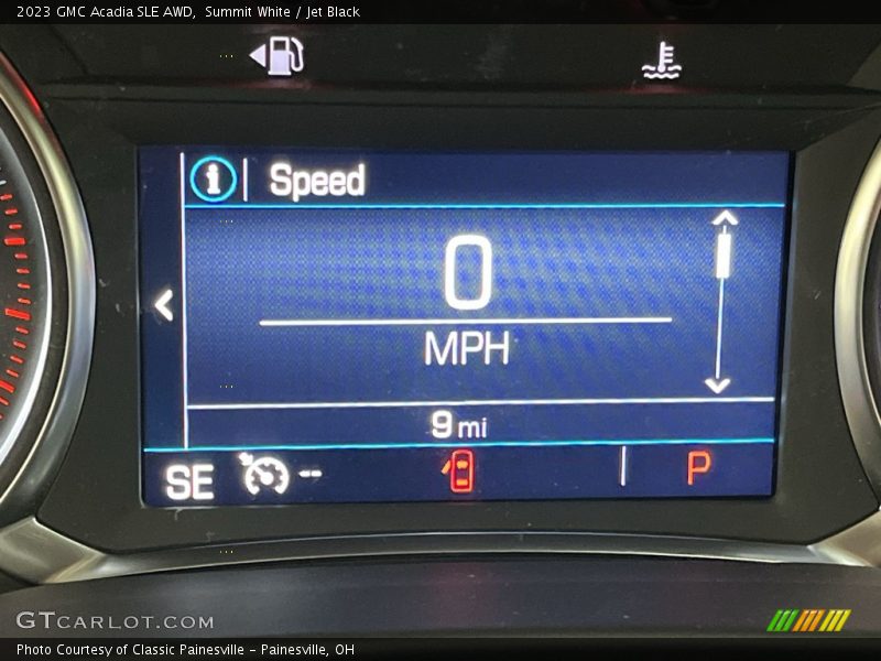 Summit White / Jet Black 2023 GMC Acadia SLE AWD