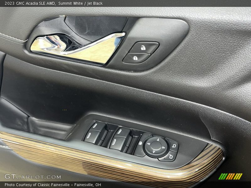 Summit White / Jet Black 2023 GMC Acadia SLE AWD
