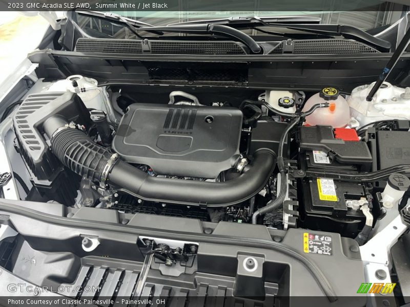Summit White / Jet Black 2023 GMC Acadia SLE AWD