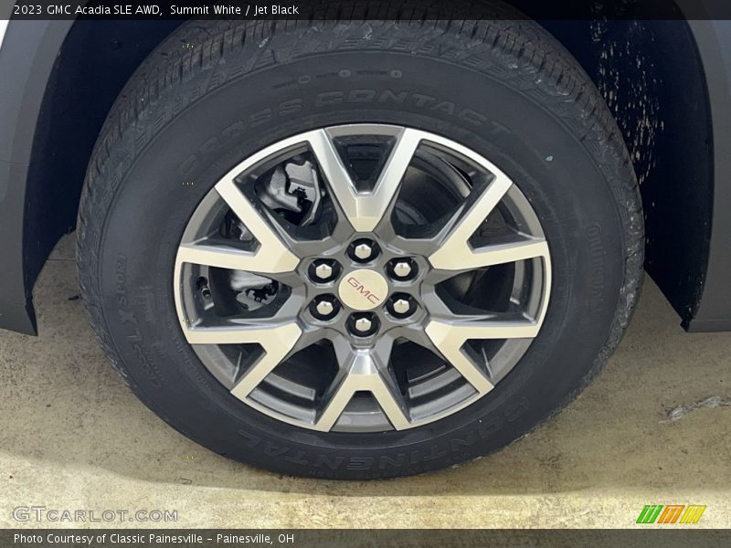 Summit White / Jet Black 2023 GMC Acadia SLE AWD