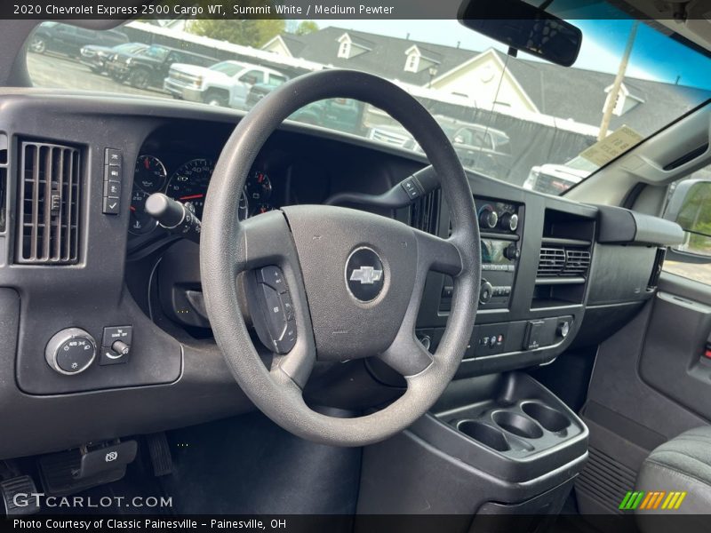 Summit White / Medium Pewter 2020 Chevrolet Express 2500 Cargo WT
