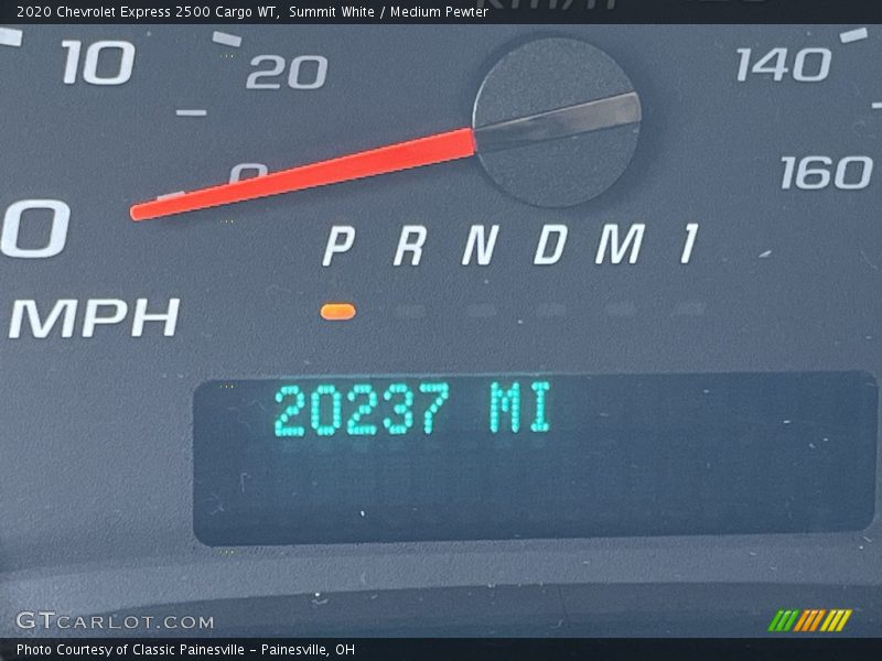 Summit White / Medium Pewter 2020 Chevrolet Express 2500 Cargo WT