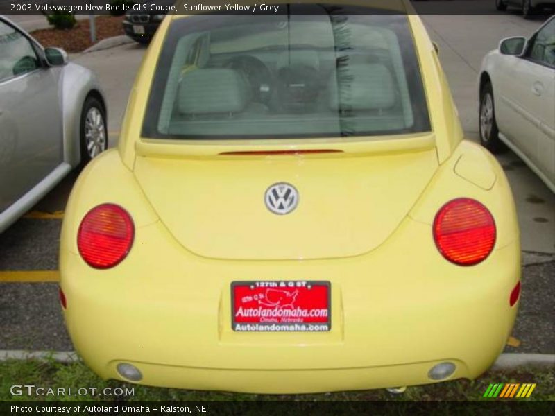 Sunflower Yellow / Grey 2003 Volkswagen New Beetle GLS Coupe