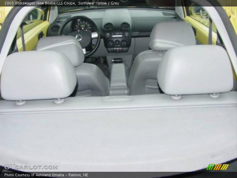 Sunflower Yellow / Grey 2003 Volkswagen New Beetle GLS Coupe