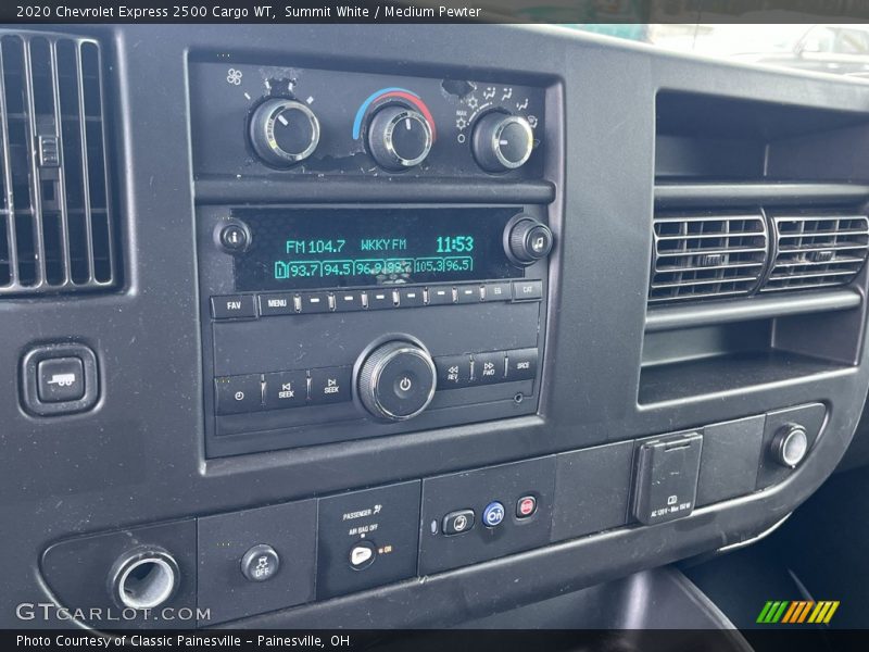 Summit White / Medium Pewter 2020 Chevrolet Express 2500 Cargo WT