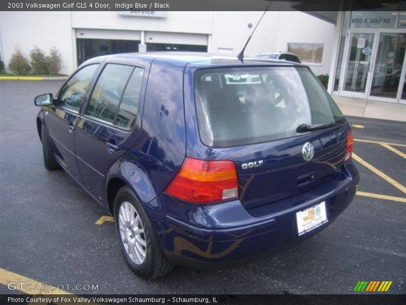 Indigo Blue / Black 2003 Volkswagen Golf GLS 4 Door