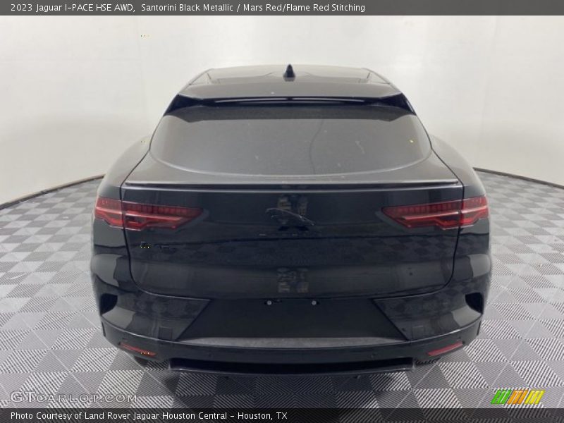 Santorini Black Metallic / Mars Red/Flame Red Stitching 2023 Jaguar I-PACE HSE AWD