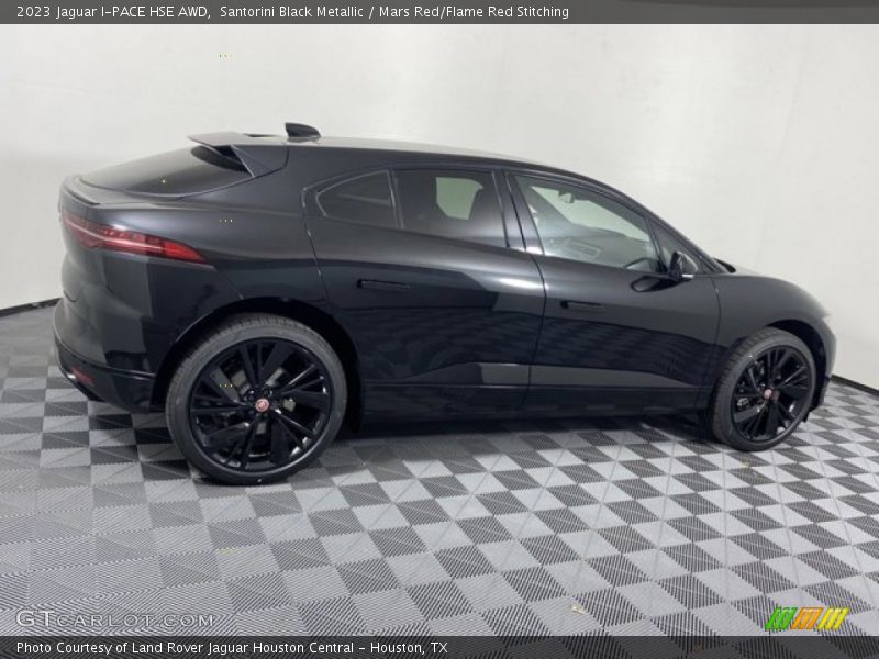 Santorini Black Metallic / Mars Red/Flame Red Stitching 2023 Jaguar I-PACE HSE AWD