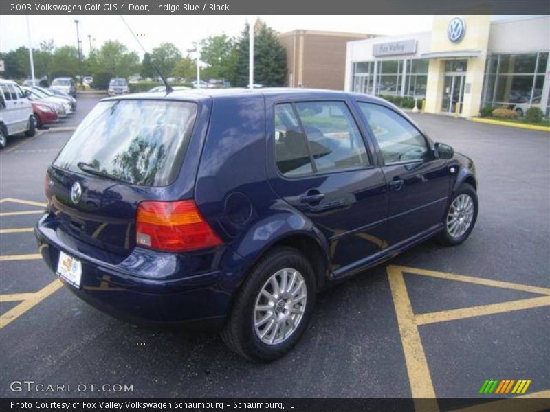 Indigo Blue / Black 2003 Volkswagen Golf GLS 4 Door