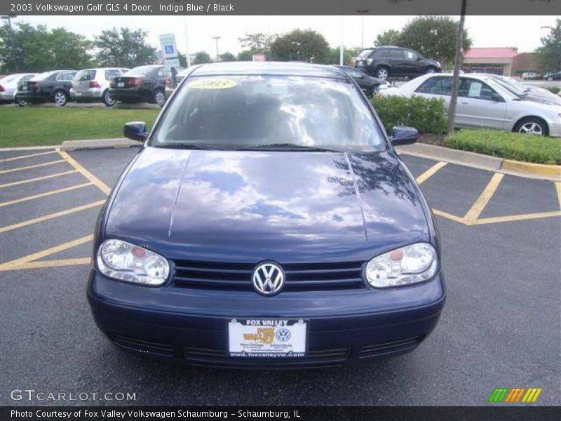 Indigo Blue / Black 2003 Volkswagen Golf GLS 4 Door