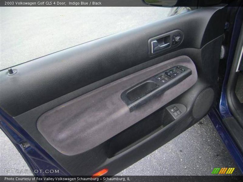 Indigo Blue / Black 2003 Volkswagen Golf GLS 4 Door