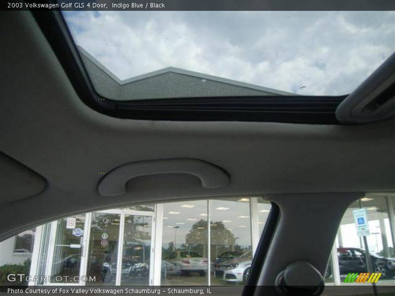 Indigo Blue / Black 2003 Volkswagen Golf GLS 4 Door