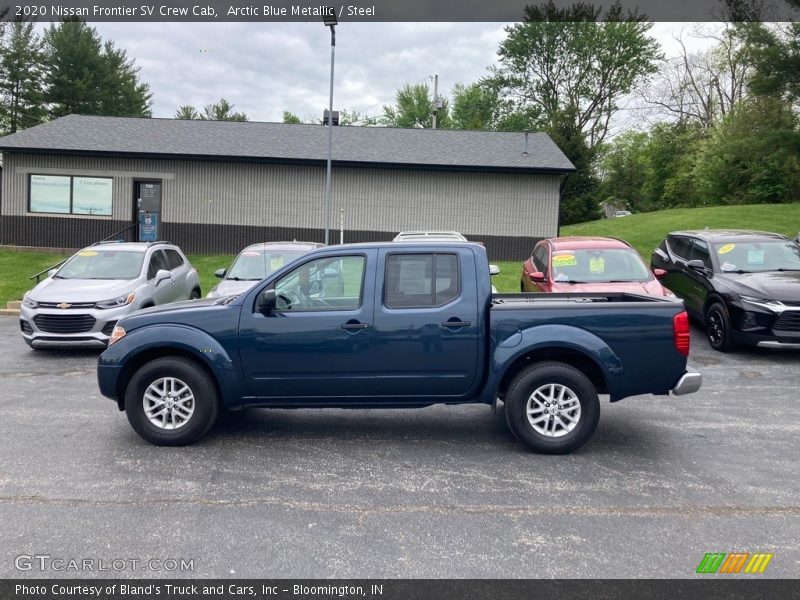 Arctic Blue Metallic / Steel 2020 Nissan Frontier SV Crew Cab