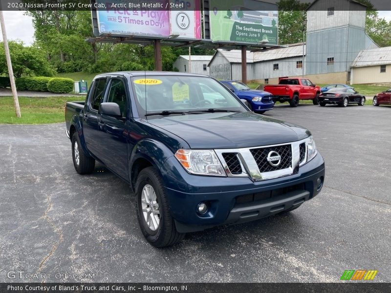 Arctic Blue Metallic / Steel 2020 Nissan Frontier SV Crew Cab
