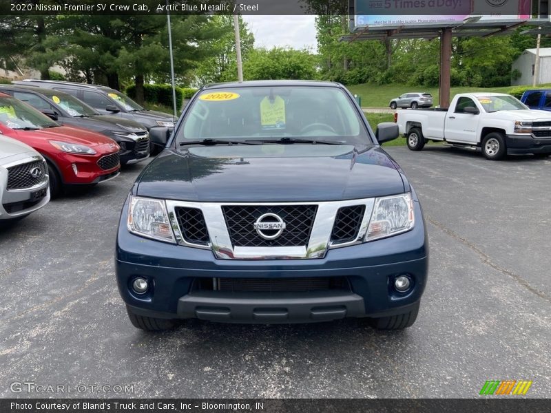 Arctic Blue Metallic / Steel 2020 Nissan Frontier SV Crew Cab