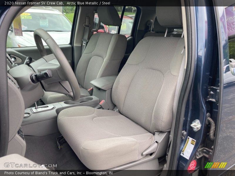 Arctic Blue Metallic / Steel 2020 Nissan Frontier SV Crew Cab