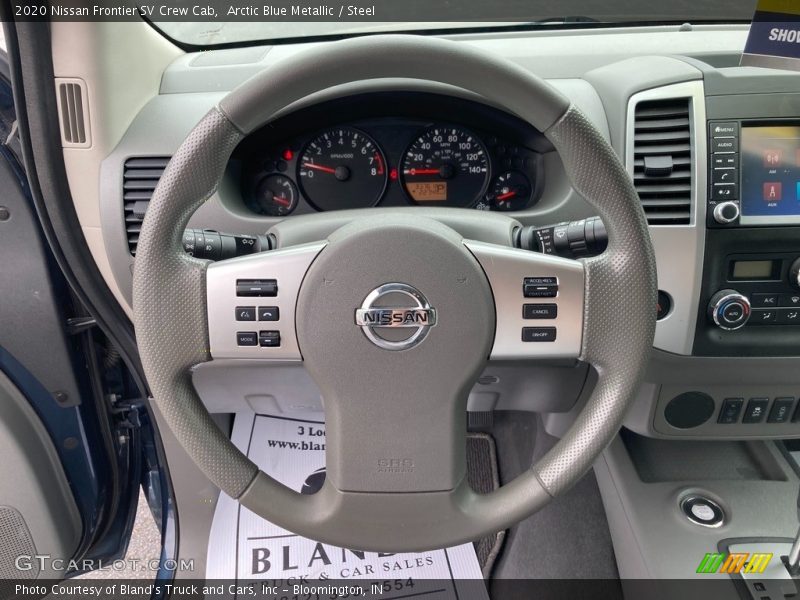 Arctic Blue Metallic / Steel 2020 Nissan Frontier SV Crew Cab