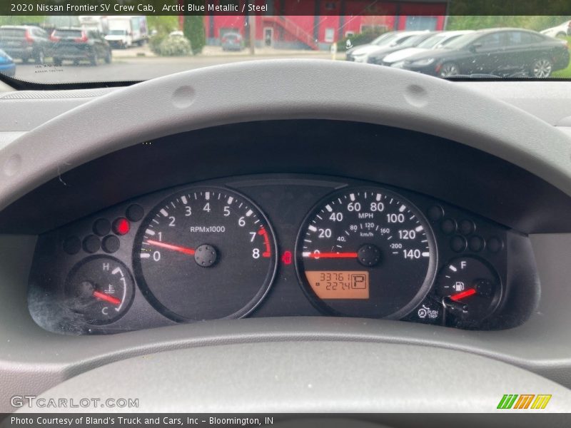 Arctic Blue Metallic / Steel 2020 Nissan Frontier SV Crew Cab