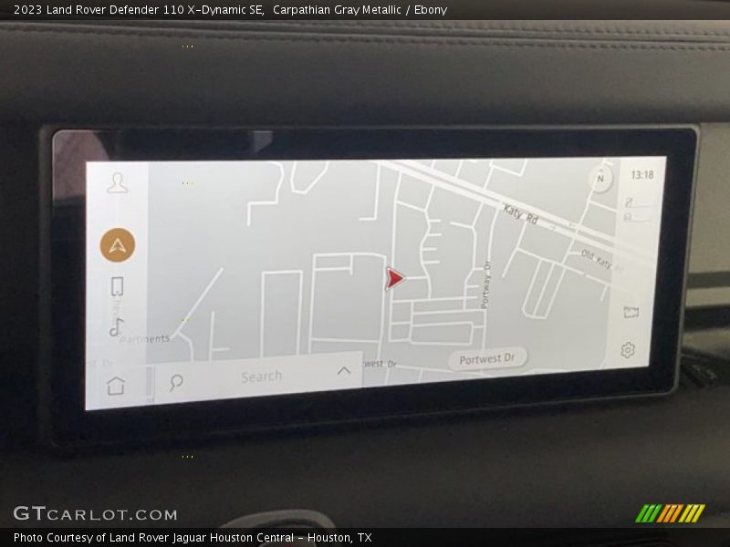 Navigation of 2023 Defender 110 X-Dynamic SE