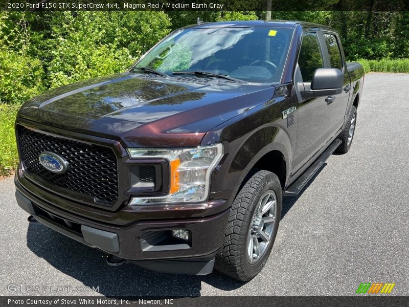 Magma Red / Medium Earth Gray 2020 Ford F150 STX SuperCrew 4x4