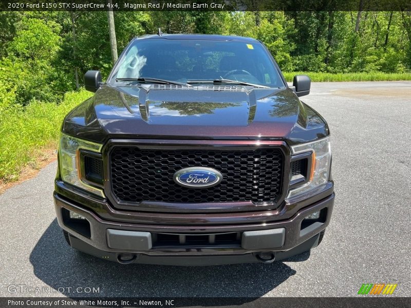 Magma Red / Medium Earth Gray 2020 Ford F150 STX SuperCrew 4x4