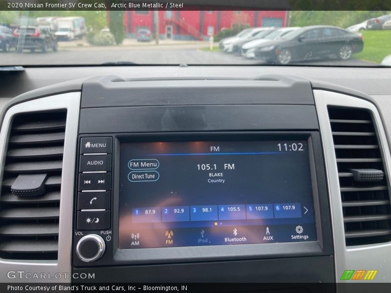 Arctic Blue Metallic / Steel 2020 Nissan Frontier SV Crew Cab