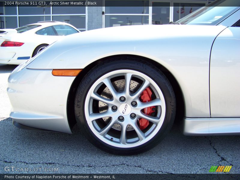 Arctic Silver Metallic / Black 2004 Porsche 911 GT3