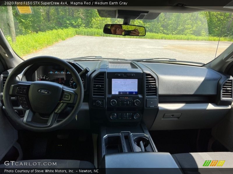 Magma Red / Medium Earth Gray 2020 Ford F150 STX SuperCrew 4x4