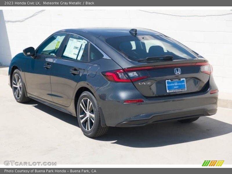 Meteorite Gray Metallic / Black 2023 Honda Civic LX