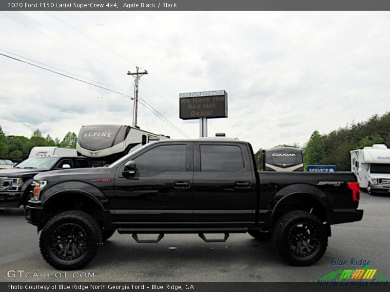 Agate Black / Black 2020 Ford F150 Lariat SuperCrew 4x4