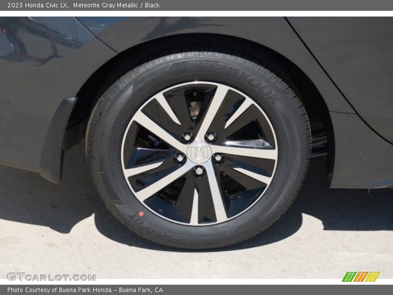 Meteorite Gray Metallic / Black 2023 Honda Civic LX
